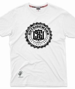 Outsidewear Outsidewear T-Shirty | T-Shirt Outsidewear "Newstamp" Bialy