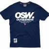 Outsidewear Outsidewear T-Shirty | T-Shirt Outsidewear "Osw-Base" Granat