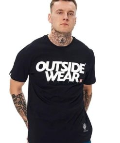 Outsidewear Outsidewear T-Shirty | T-Shirt Outsidewear "Classic" Czarny