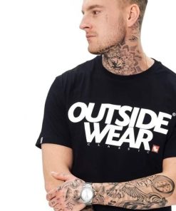 Outsidewear Outsidewear T-Shirty | T-Shirt Outsidewear "Classic" Czarny