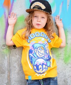 Babyhood Outsidewear | T-Shirt "Hoodini" Zolty