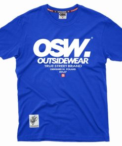 Outsidewear Outsidewear T-Shirty | T-Shirt Outsidewear "Osw-Base" Niebieski