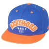 Babyhood Outsidewear | Czapka Z Daszkiem Snapback "Orange Kicks" Niebieska