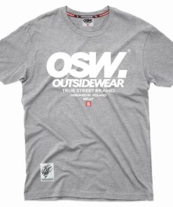 Outsidewear Outsidewear T-Shirty | T-Shirt Outsidewear "Osw-Base" Melanz