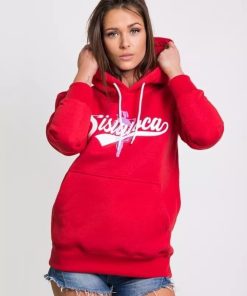 Sistaloca Outsidewear | Bluza Z Kapturem Sistaloca "Real Sista" Czerwona