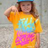 Babyhood Outsidewear | T-Shirt "Full Time Crime" Zolty