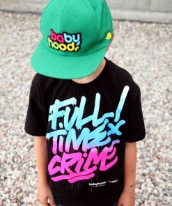 Babyhood Outsidewear | T-Shirt "Full Time Crime" Czarny