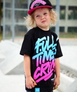 Babyhood Outsidewear | T-Shirt "Full Time Crime" Czarny