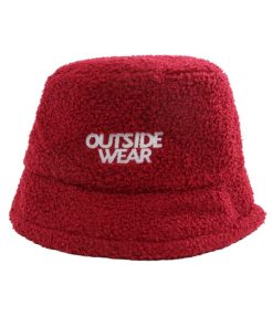 Outsidewear Outsidewear Bucket Hat | Bucket Hat Outsidewear Damski Kapelusz Czerwony