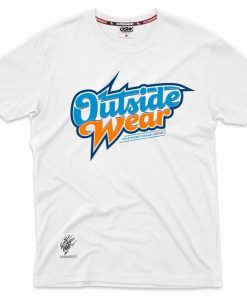 Outsidewear Outsidewear T-Shirty | T-Shirt Outsidewear "Flash" Bialy