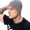 Outsidewear Outsidewear Zimowe | Czapka Zimowa 2Warstowa Outsidewear "Beanie-Short" Melanz