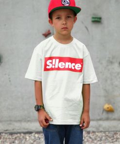 Babyhood Outsidewear | T-Shirt "Silence" Bialy