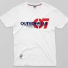 Outsidewear Outsidewear T-Shirty | T-Shirt Outsidewear "07" Bialy