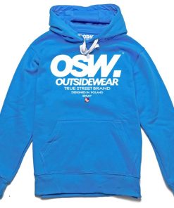 Outsidewear Outsidewear Z Kapturem | Bluza Z Kapturem Outsidewear Osw-Base Niebieska