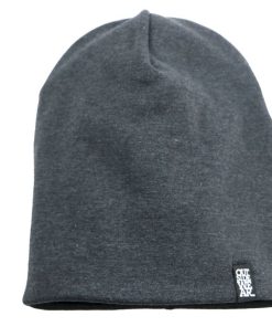 Outsidewear Outsidewear Zimowe | Czapka Zimowa 2Warstowa "Beanie-Long" Grafit