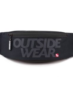 Outsidewear Outsidewear Saszetki | Streetbag Saszetka Nerka Outsidewear "Classic" Czarny-Grafit