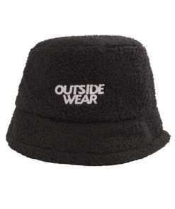 Outsidewear Outsidewear Bucket Hat | Bucket Hat Damski Outsidewear Kapelusz Czarny