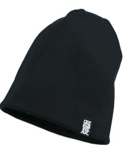 Outsidewear Outsidewear Zimowe | Czapka Zimowa 2Warstowa "Beanie-Long" Czarna