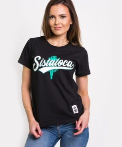 Sistaloca Outsidewear | Koszulka Sistaloca "Real Sista" Czarna