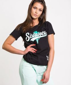 Sistaloca Outsidewear | Koszulka Sistaloca "Real Sista" Czarna