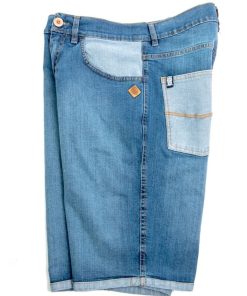 Outsidewear Outsidewear Spodenki | Spodenki Jeansowe Outsidewear Szort-Tag Blue