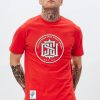 Outsidewear Outsidewear T-Shirty | T-Shirt Outsidewear "Monogram" Czerwony