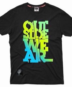 Outsidewear Outsidewear T-Shirty | T-Shirt Outsidewear "Sliced Czarny