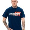 Outsidewear Outsidewear T-Shirty | T-Shirt Outsidewear "07" Granat