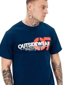 Outsidewear Outsidewear T-Shirty | T-Shirt Outsidewear "07" Granat