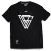 Outsidewear Outsidewear T-Shirty | T-Shirt "Triangle" Czarny