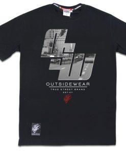 Outsidewear Outsidewear T-Shirty | T-Shirt "Street" Czarny